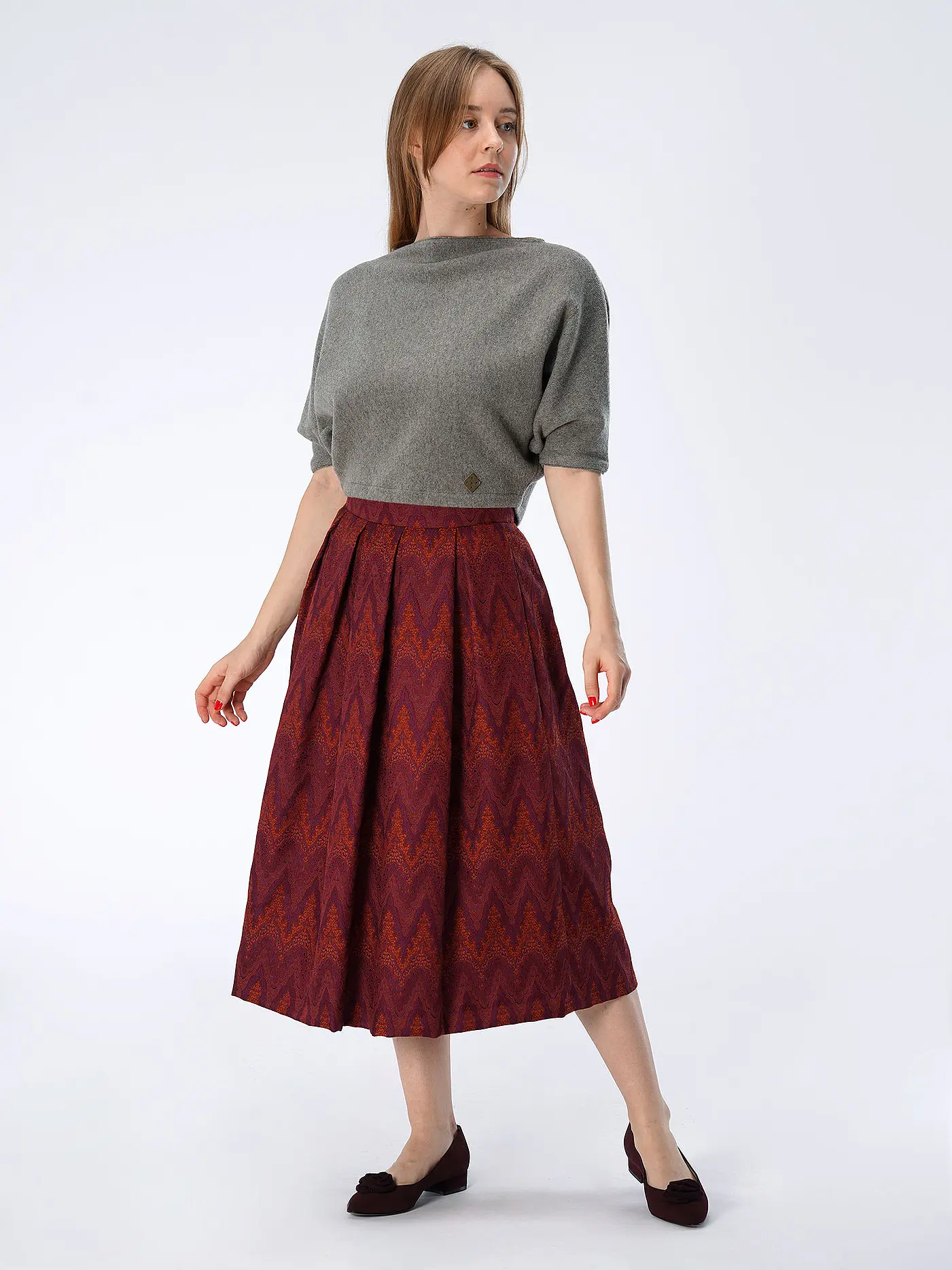 STAPF | Pullover Relaxed Fit NENI | grau
